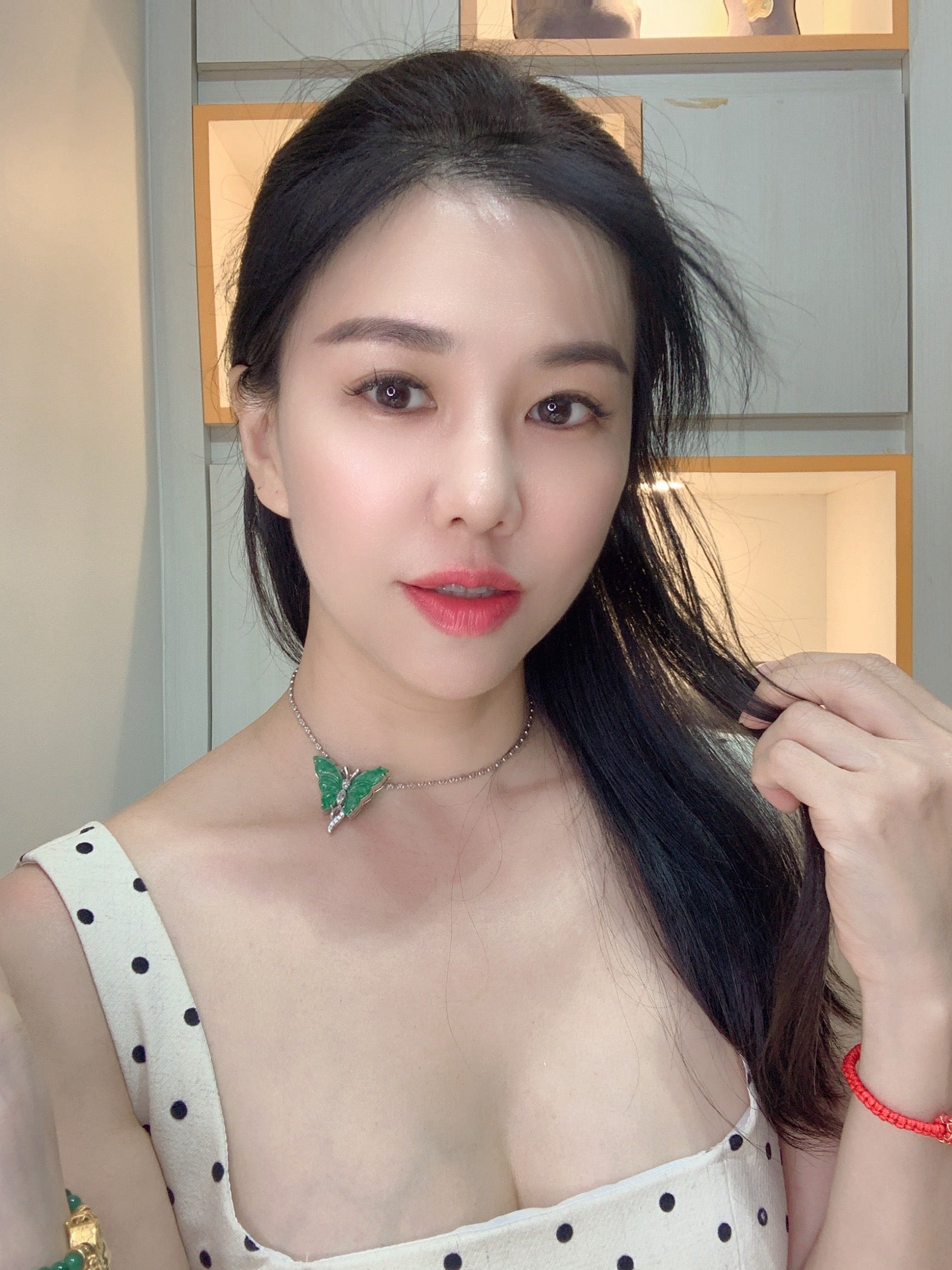 三用绿蝴蝶🦋吊坠 胸针925银