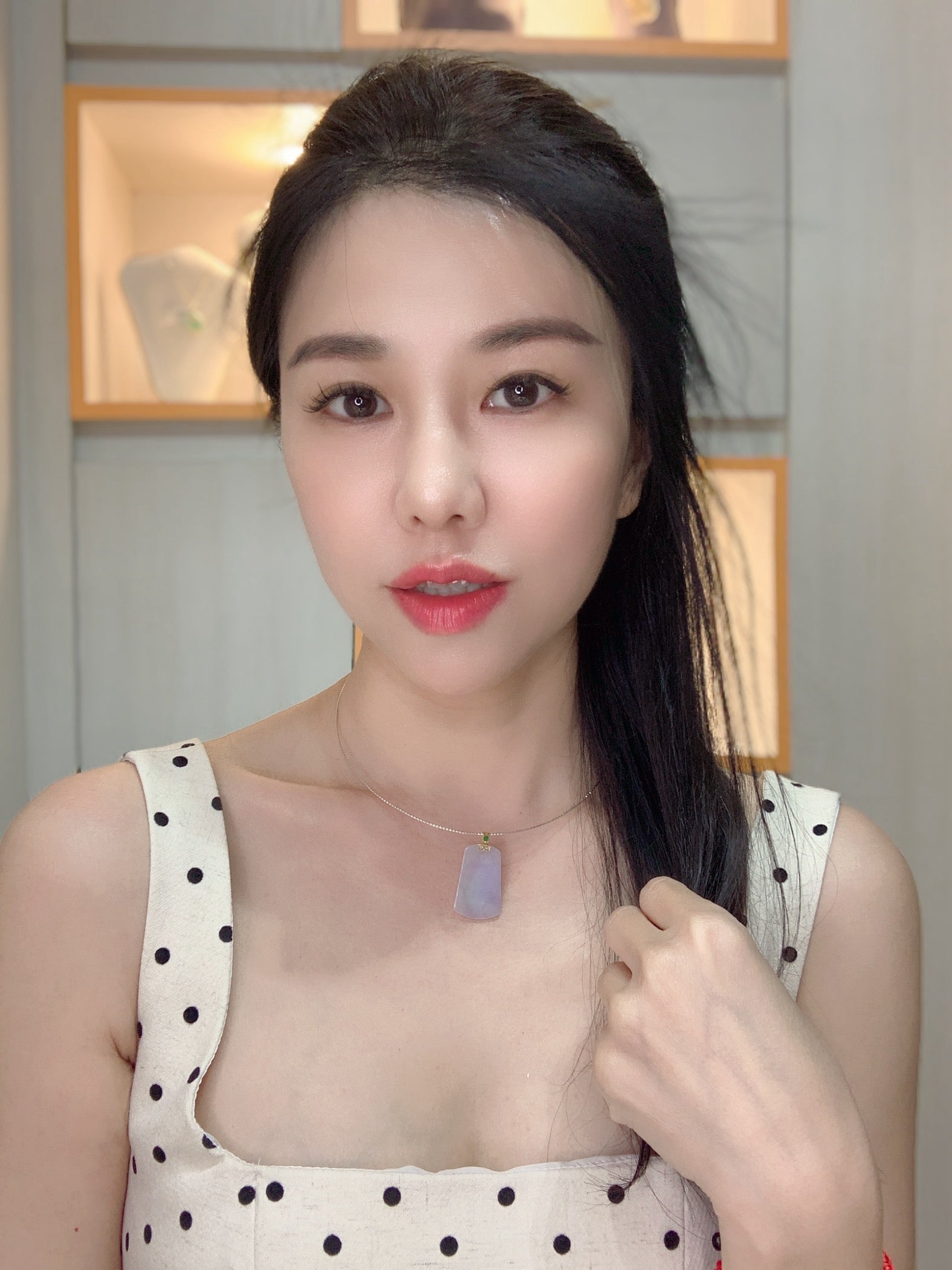 紫无事牌、18k金 28.1×18.8×2.2mm