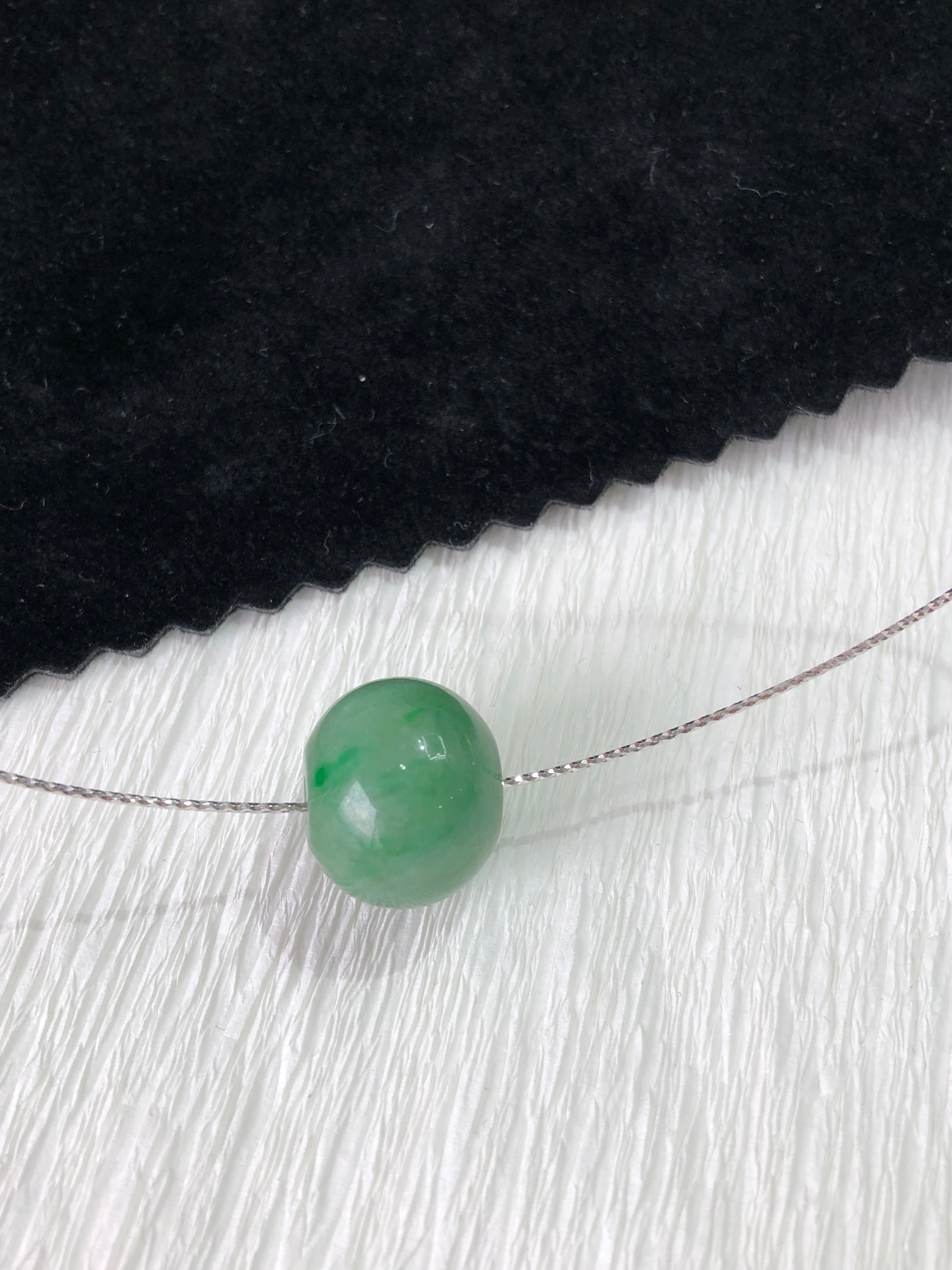 满绿路路通 dark green lulutong pendant 17.2×14.4mm