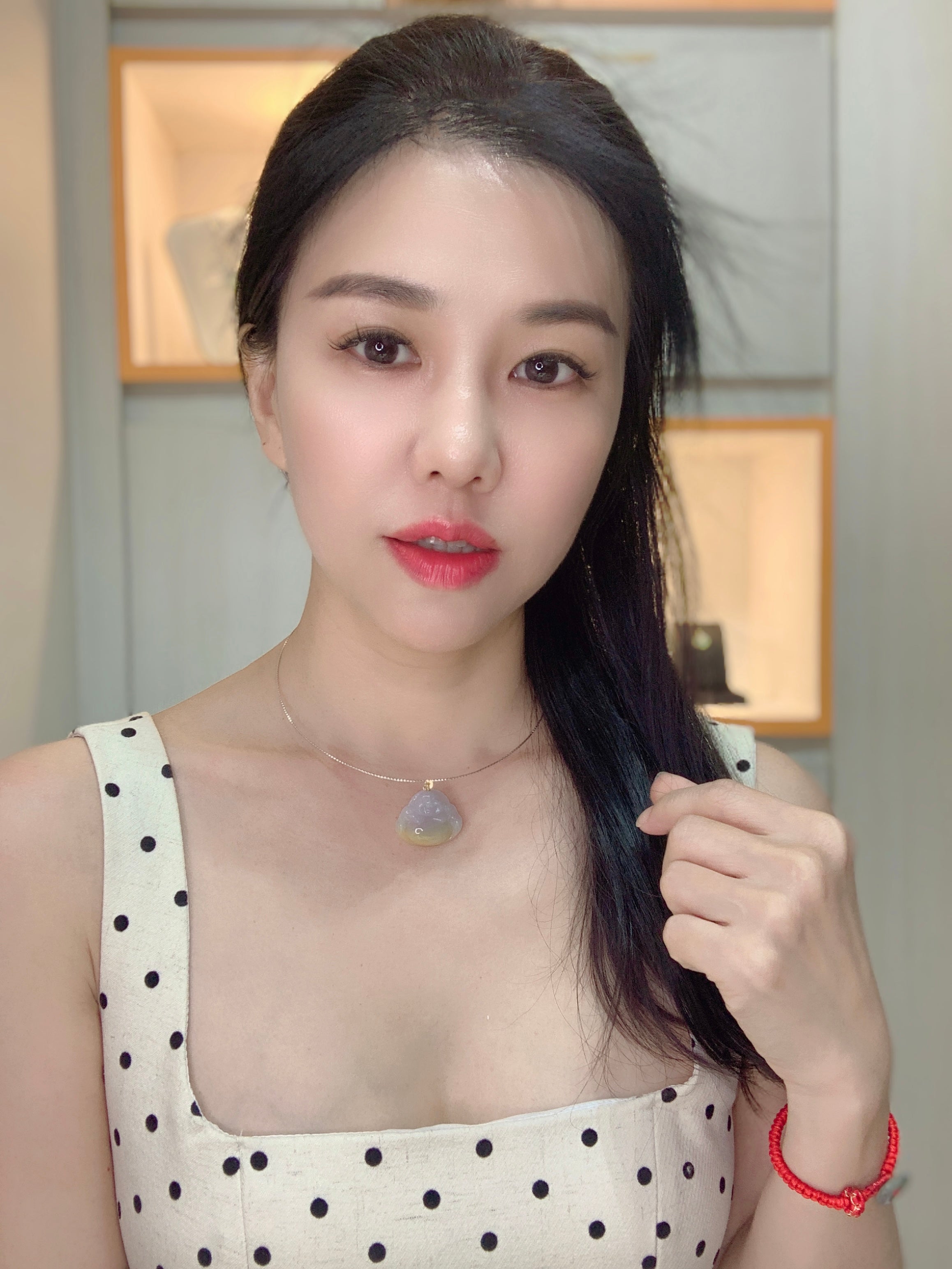 招财 来财黄翡佛公 稀有 18k 金 27.5×22.4×5.9mm