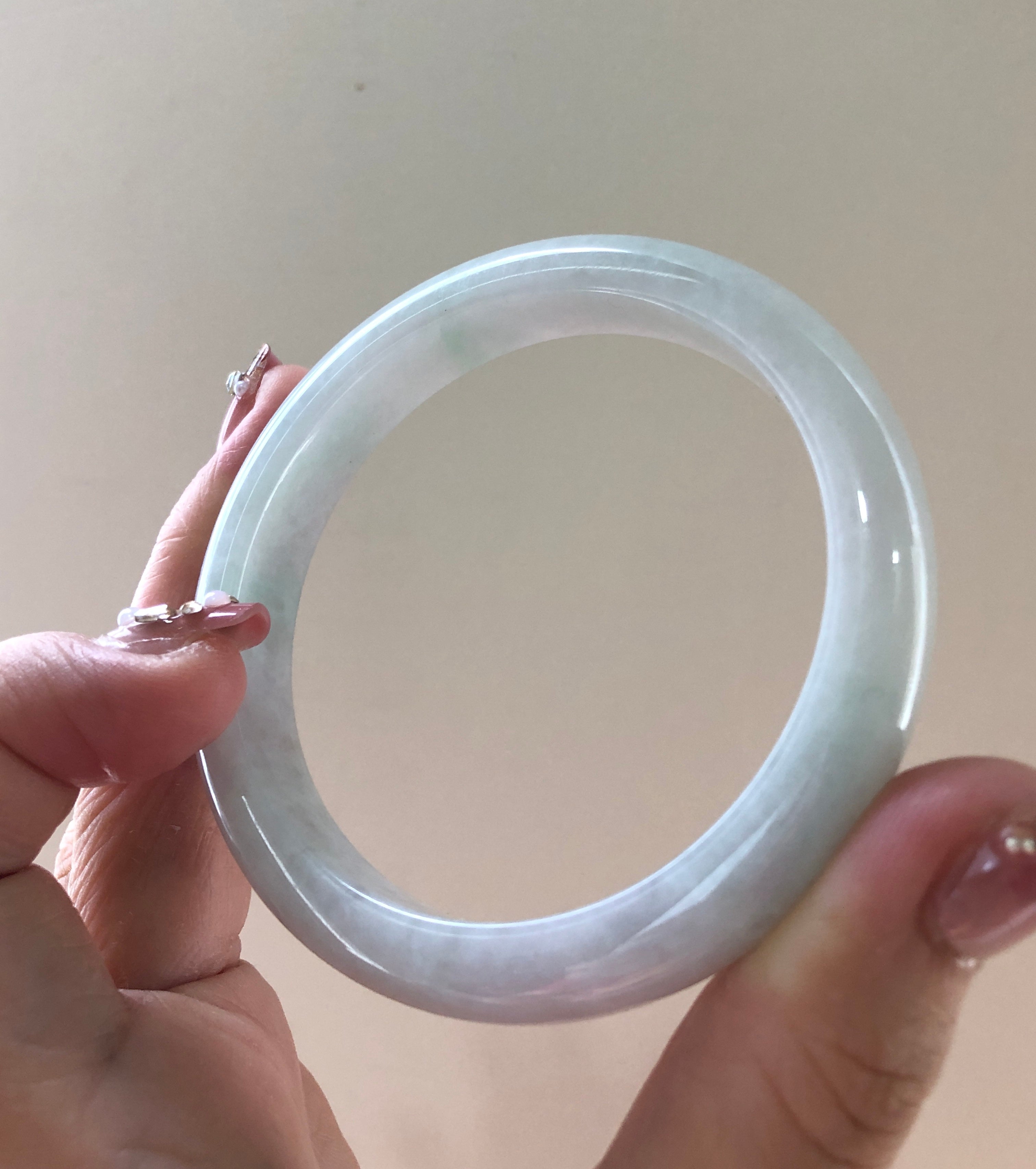 Light green bangle  #2 Micro Stone size:57.8×11.5mm