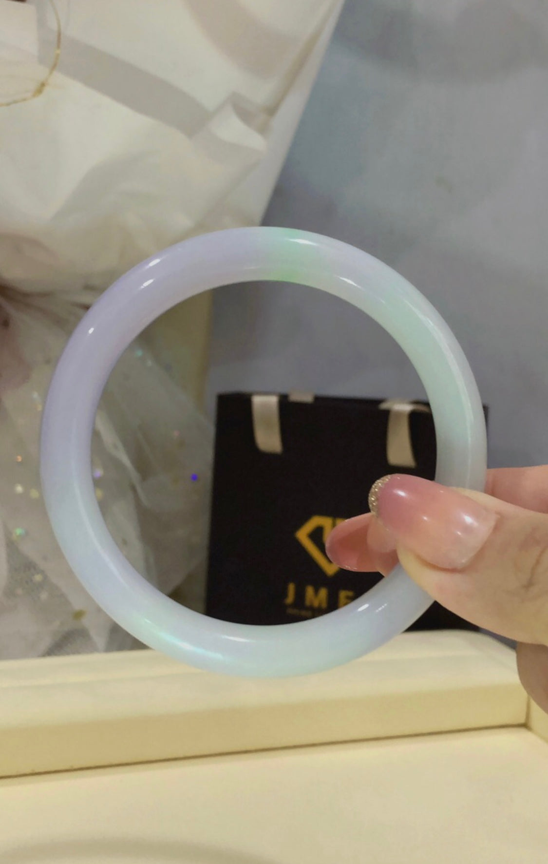 Purple /green Round Bracelet size:56.1×8.7mm