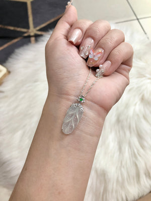 Jade leaves, meaning golden branches and jade leaves [snickering R] Wearing jade leaves means golden branches and jade leaves, and nowadays it is used to describe women of noble status. Whether you wear it yourself or give it to a woman, you hope that the wearer will have an elegant, graceful, gentle and charming temperament.
✔