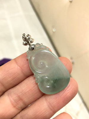 Icy-type floating flower Ruyi jade pendant series✨, the style is fresh and elegant, traditional and simple, elegant and generous, with beautiful meanings, auspicious and auspicious, everything goes well~❤️